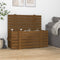 vidaXL - Opbergbox - 58x40,5x42 - cm - massief - grenenhout - wit