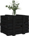 vidaXL - Opbergbox - 58x40,5x42 - cm - massief - grenenhout - zwart