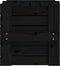 vidaXL - Opbergbox - 58x40,5x42 - cm - massief - grenenhout - zwart