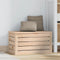 vidaXL - Opbergbox - 59,5x36,5x33 - cm - massief - grenenhout