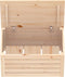 vidaXL - Opbergbox - 59,5x36,5x33 - cm - massief - grenenhout