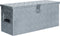 vidaXL - Opbergbox - 60x23,5x23 - cm - aluminium - zilverkleurig
