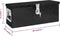 vidaXL - Opbergbox - 60x23,5x23 - cm - aluminium - zwart