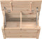 vidaXL - Opbergbox - 60x32x45,5 - cm - massief - grenenhout