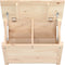 vidaXL - Opbergbox - 60x32x45,5 - cm - massief - grenenhout