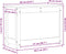vidaXL - Opbergbox - 60x32x45,5 - cm - massief - grenenhout