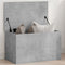 vidaXL - Opbergbox - 60x35x35 - cm - bewerkt - hout - betongrijs