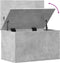 vidaXL - Opbergbox - 60x35x35 - cm - bewerkt - hout - betongrijs