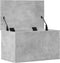 vidaXL - Opbergbox - 60x35x35 - cm - bewerkt - hout - betongrijs