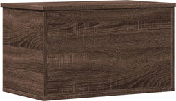 vidaXL - Opbergbox - 60x35x35 - cm - bewerkt - hout - bruin - eikenkleurig