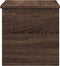 vidaXL - Opbergbox - 60x35x35 - cm - bewerkt - hout - bruin - eikenkleurig