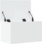 vidaXL - Opbergbox - 60x35x35 - cm - bewerkt - hout - wit