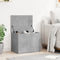 vidaXL - Opbergbox - 60x42x46 - cm - bewerkt - hout - betongrijs