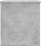 vidaXL - Opbergbox - 60x42x46 - cm - bewerkt - hout - betongrijs