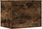 vidaXL - Opbergbox - 60x42x46 - cm - bewerkt - hout - gerookt - eikenkleurig