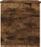 vidaXL - Opbergbox - 60x42x46 - cm - bewerkt - hout - gerookt - eikenkleurig