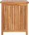 vidaXL - Opbergbox - 60x50x58 - cm - massief - teakhout