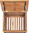 vidaXL - Opbergbox - 60x50x58 - cm - massief - teakhout