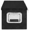 vidaXL - Opbergbox - 70x31x27 - cm - aluminium - zwart