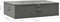 vidaXL - Opbergbox - 70x40x18 - cm - stof - antracietkleurig