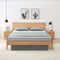 vidaXL - Opbergbox - 70x40x18 - cm - stof - antracietkleurig