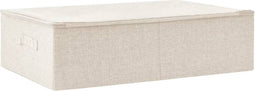 vidaXL - Opbergbox - 70x40x18 - cm - stof - crèmekleurig
