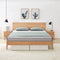 vidaXL - Opbergbox - 70x40x18 - cm - stof - crèmekleurig