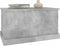 vidaXL - Opbergbox - 70x40x38 - cm - bewerkt - hout - betongrijs