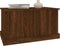vidaXL - Opbergbox - 70x40x38 - cm - bewerkt - hout - bruin - eikenkleur