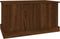 vidaXL - Opbergbox - 70x40x38 - cm - bewerkt - hout - bruin - eikenkleur