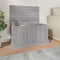 vidaXL - Opbergbox - 70x40x38 - cm - bewerkt - hout - grijs - sonoma - eikenkleurig