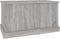 vidaXL - Opbergbox - 70x40x38 - cm - bewerkt - hout - grijs - sonoma - eikenkleurig