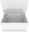 vidaXL - Opbergbox - 70x40x38 - cm - bewerkt - hout - hoogglans - wit
