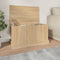 vidaXL - Opbergbox - 70x40x38 - cm - bewerkt - hout - sonoma - eikenkleurig