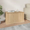 vidaXL - Opbergbox - 70x40x38 - cm - bewerkt - hout - sonoma - eikenkleurig