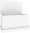 vidaXL - Opbergbox - 70x40x38 - cm - bewerkt - hout - wit