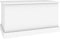 vidaXL - Opbergbox - 70x40x38 - cm - bewerkt - hout - wit