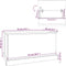 vidaXL - Opbergbox - 70x40x38 - cm - bewerkt - hout - wit