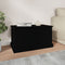 vidaXL - Opbergbox - 70x40x38 - cm - bewerkt - hout - zwart
