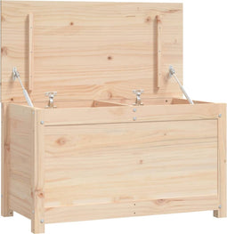 vidaXL - Opbergbox - 80x40x45,5 - cm - massief - grenenhout