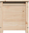 vidaXL - Opbergbox - 80x40x45,5 - cm - massief - grenenhout