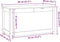 vidaXL - Opbergbox - 80x40x45,5 - cm - massief - grenenhout