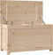 vidaXL - Opbergbox - 80x40x45,5 - cm - massief - grenenhout