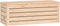 vidaXL - Opbergbox - 89x36,5x33 - cm - massief - grenenhout