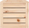 vidaXL - Opbergbox - 89x36,5x33 - cm - massief - grenenhout
