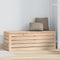 vidaXL - Opbergbox - 89x36,5x33 - cm - massief - grenenhout