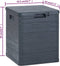 vidaXL - Opbergbox - 90 - L - antraciet