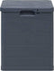 vidaXL - Opbergbox - 90 - L - antraciet
