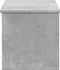 vidaXL - Opbergbox - 90x35x35 - cm - bewerkt - hout - betongrijs
