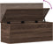 vidaXL - Opbergbox - 90x35x35 - cm - bewerkt - hout - bruin - eikenkleur